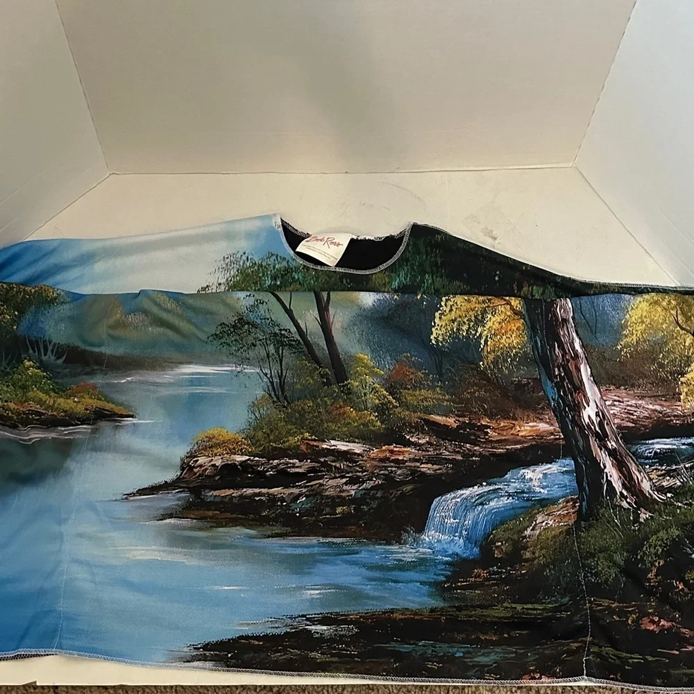 Adult Rasta Imposta Bob Ross Painting Dress costume OS